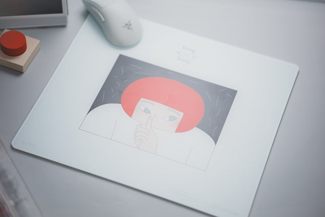 LeleDesign Curation Tempered Glass Pad(feat. Wukongkong)
