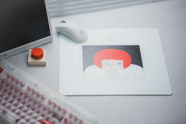 LeleDesign Curation Tempered Glass Pad(feat. Wukongkong)