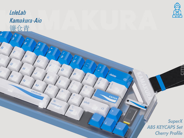 LeleLab SupSup Kamakura-Aoi Keycap Set
