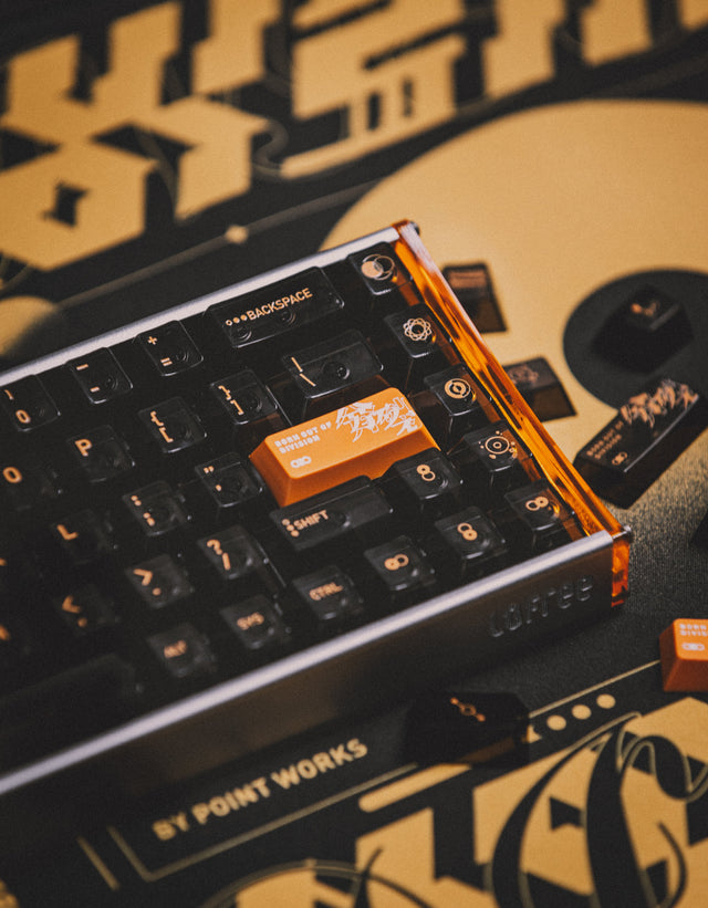 LeleLab x PointWorks SuperX Splinter R2 Keycaps Set