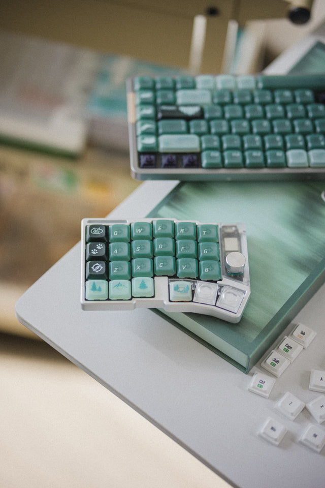 LeleDesign LowSup ForestGrey Keycaps Set