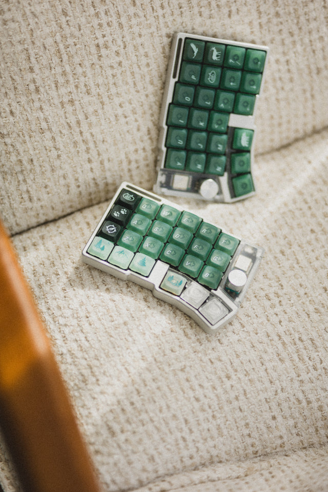 LeleDesign LowSup ForestGrey Keycaps Set