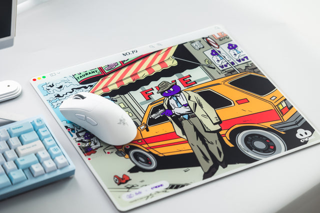 LeleDesign x Mozkito Leee Glass Mousepad