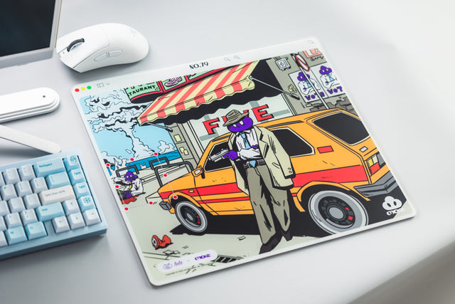 LeleDesign x Mozkito Leee Glass Mousepad