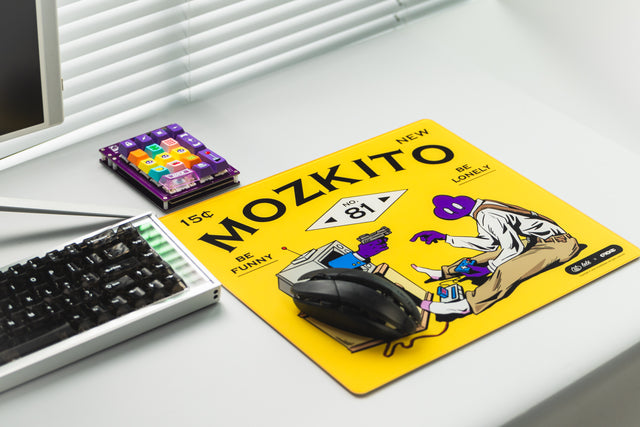 LeleDesign x Mozkito Leee Glass Mousepad