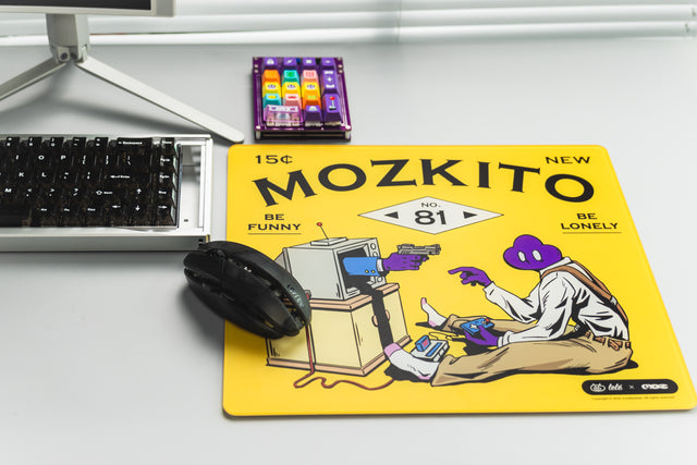 LeleDesign x Mozkito Leee Glass Mousepad