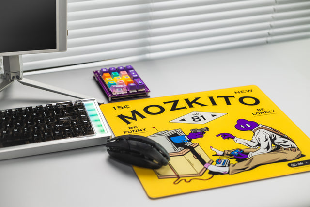 LeleDesign x Mozkito Leee Glass Mousepad