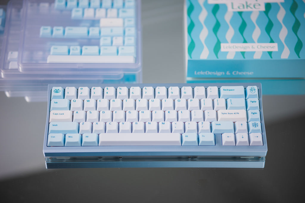 LeleLab x Cheese Snowspire Lake Keycaps Set