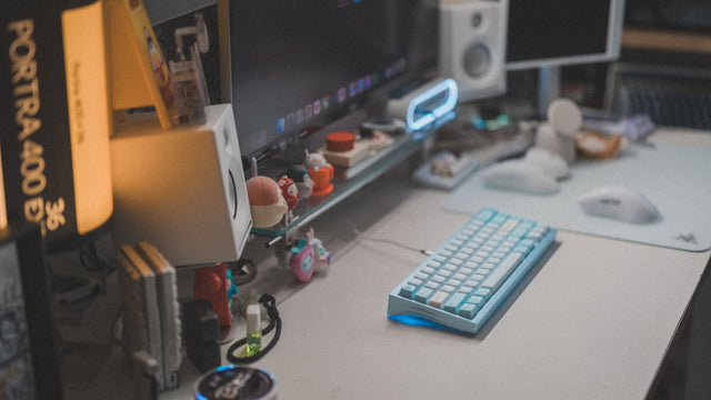 LeleLab x Cheese Snowspire Lake Keycaps Set
