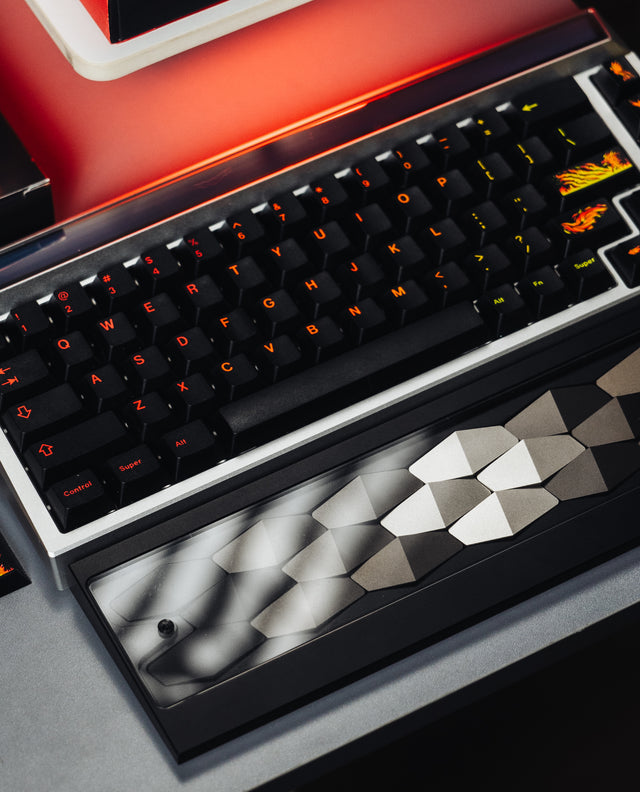 Dragon Scale Wrist Rest 65% - Silicone Connector Version