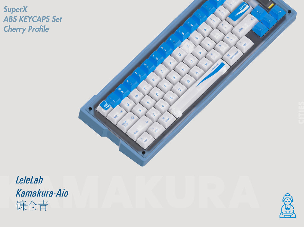 アガイアブルー LeleLab SupSup Kamakura-Aoi Keycap Set