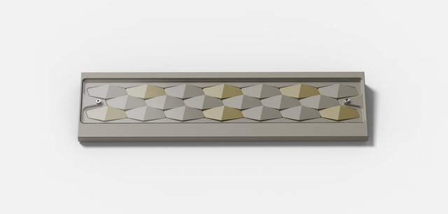 Dragon Scale Wrist Rest 65% - Silicone Connector Version