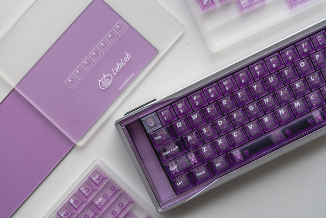 LeleLab SupSup Purple Keycap Set