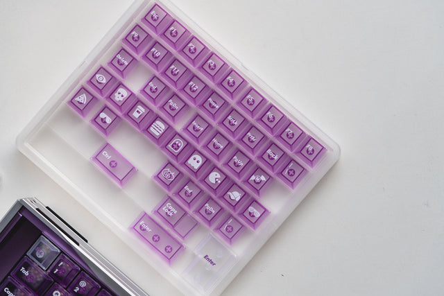 LeleLab SupSup Purple Keycap Set