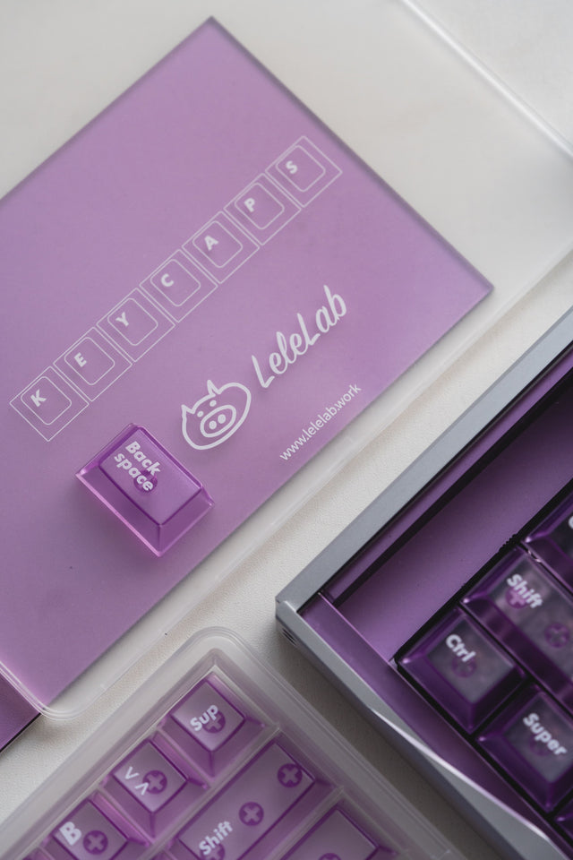 LeleLab SupSup Purple Keycap Set