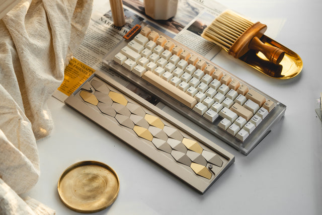 Dragon Scale Wrist Rest 65% - Silicone Connector Version