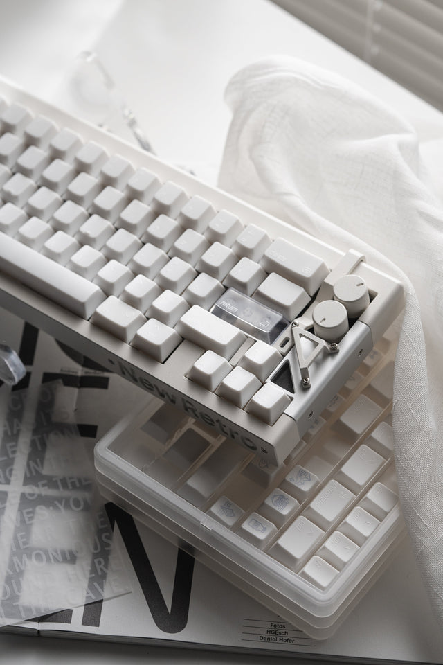 LeleLab Hokkaido White Keycap Set
