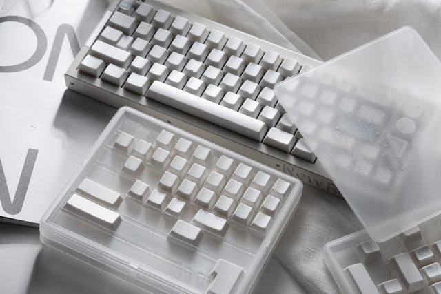 LeleLab Hokkaido White Keycap Set