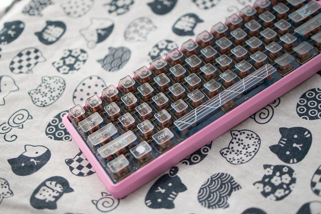 LeleLab Crystal SuperX ABS Keycap Sets