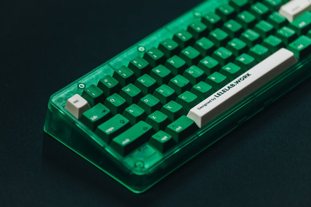 LeleLab Colombian Green Emerald Keycaps Set