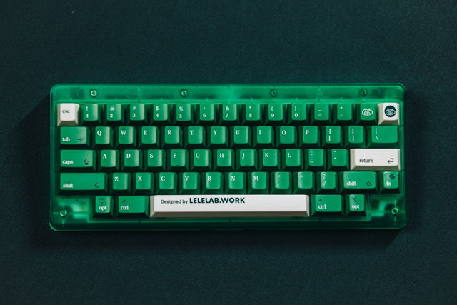 LeleLab Colombian Green Emerald Keycaps Set