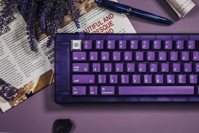 LeleLab Paris Purple MacOS Keycap Set