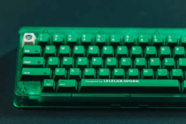 LeleLab Colombian Green Emerald Keycaps Set
