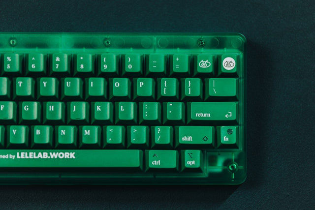 LeleLab Colombian Green Emerald Keycaps Set