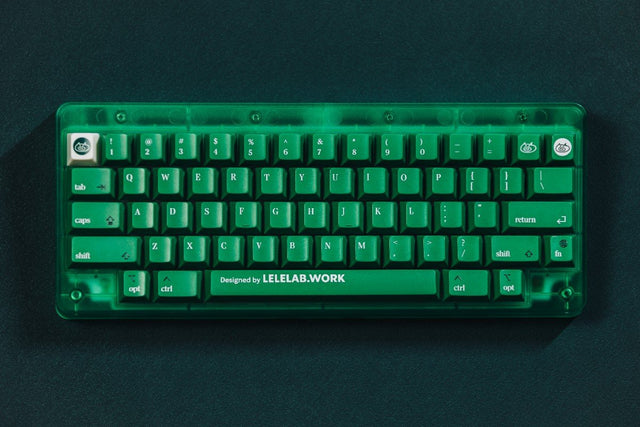 LeleLab Colombian Green Emerald Keycaps Set