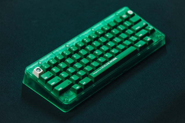 LeleLab Colombian Green Emerald Keycaps Set