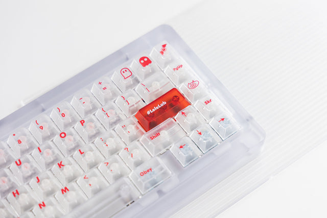 LeleLab Supsup SuperX White Keycap Set