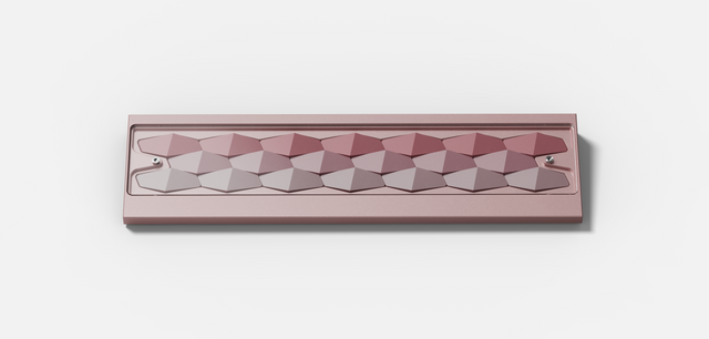 Dragon Scale Wrist Rest 65% - Silicone Connector Version