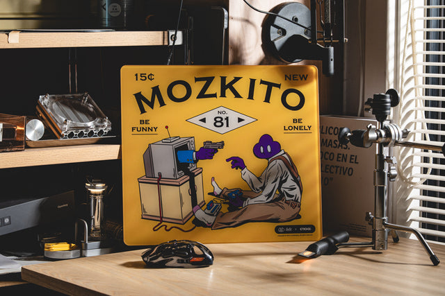 LeleDesign x Mozkito Leee Glass Mousepad