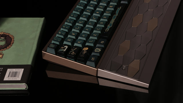 Dragon Scale Wrist Rest 65% - Silicone Connector Version