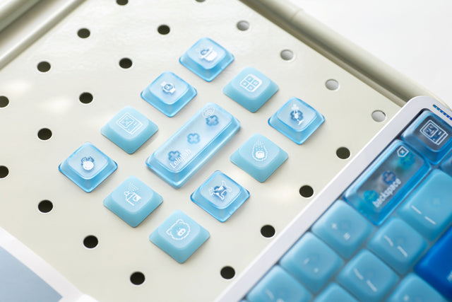 LeleLab LowSup-Ocean Blue Keycaps Set