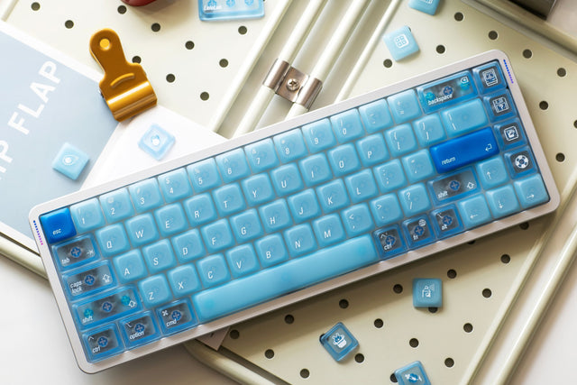 LeleDesign LowSup-Ocean Blue Keycaps Set