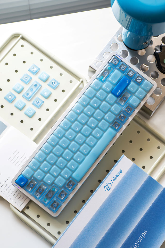 LeleLab LowSup-Ocean Blue Keycaps Set