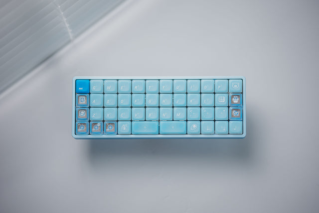 LeleLab LowSup-Ocean Blue Keycaps Set