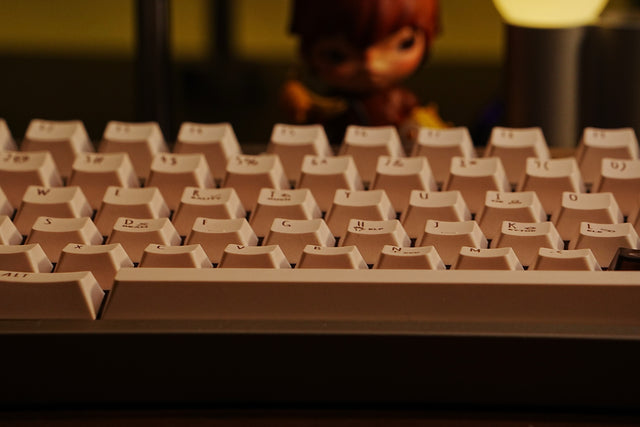 LeleLab x KeyTok Good Night,Cocoa Keycaps Set