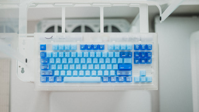 LeleDesign Ocean Blue Cherry Profile Keycaps Set
