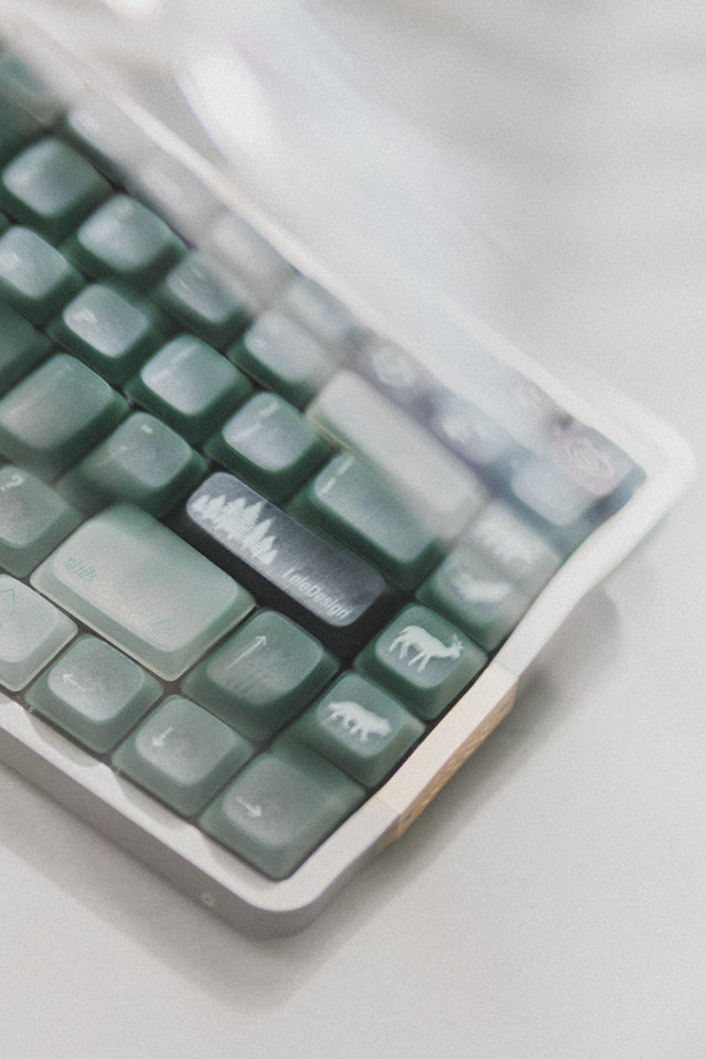 LeleDesign LowSup ForestGrey Keycaps Set
