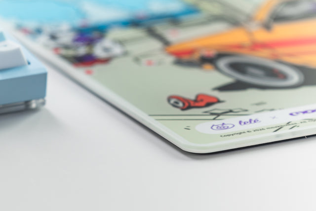 LeleDesign x Mozkito Leee Glass Mousepad