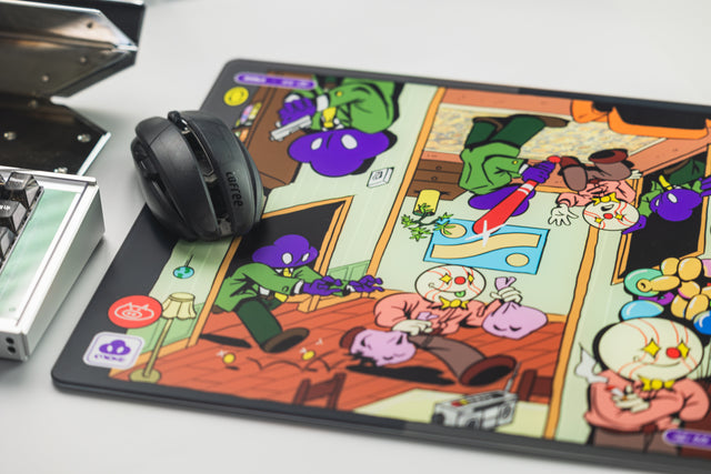 LeleDesign x Mozkito Leee Glass Mousepad