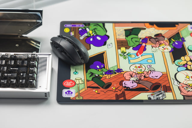 LeleDesign x Mozkito Leee Glass Mousepad