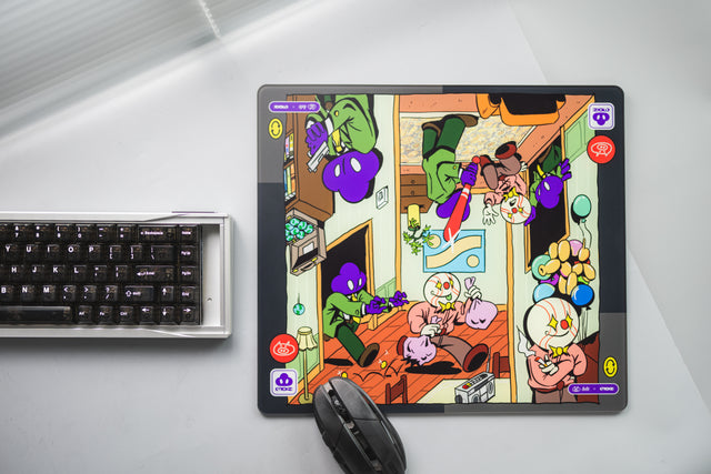 LeleDesign x Mozkito Leee Glass Mousepad