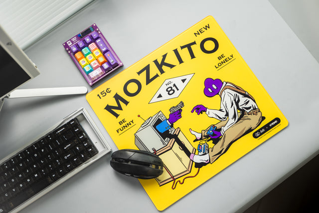 LeleDesign x Mozkito Leee Glass Mousepad