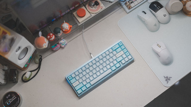 LeleLab x Cheese Snowspire Lake Keycaps Set