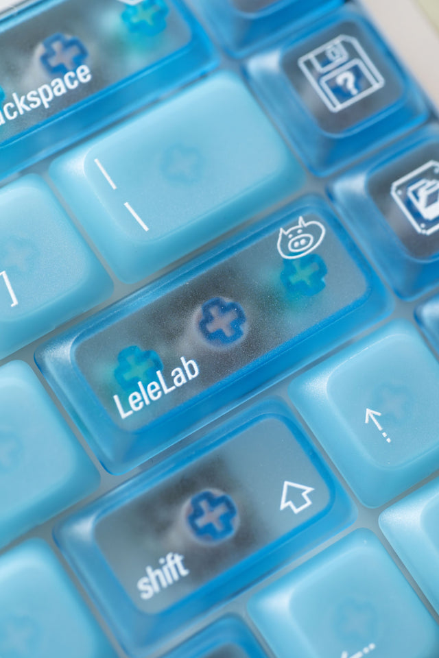 LeleLab LowSup-Ocean Blue Keycaps Set