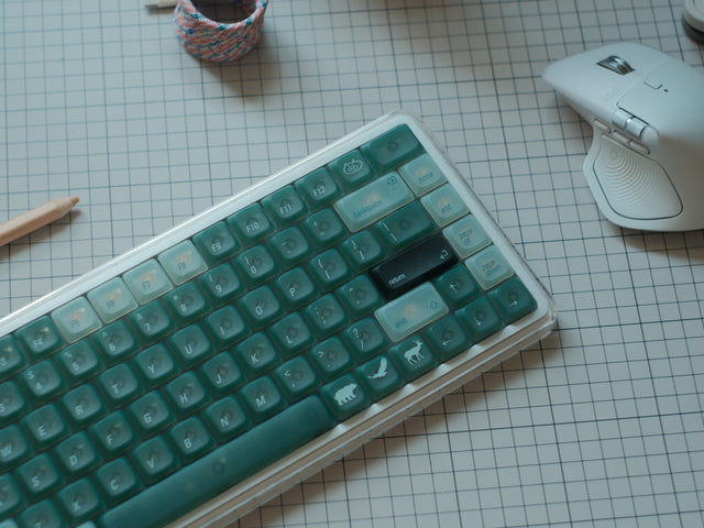 LeleDesign LowSup ForestGrey Keycaps Set